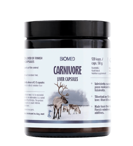 Acheter Biomed Carnivore Liver Capsules chez LiveHelfi
