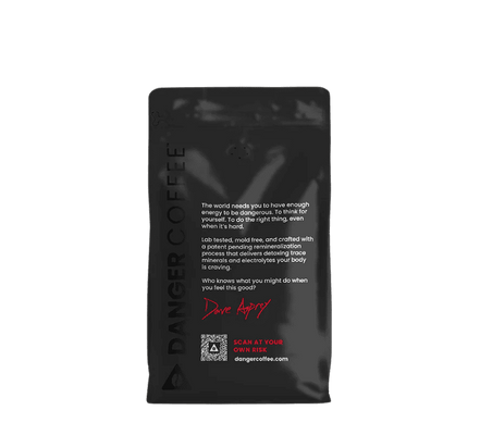 Acheter Danger Coffee Dark Roast Ground Mineralized Coffee chez LiveHelfi