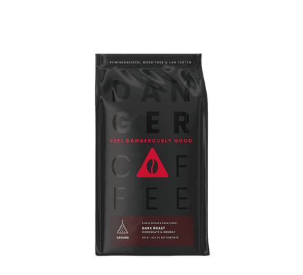 Acheter Danger Coffee Dark Roast Ground Mineralized Coffee chez LiveHelfi