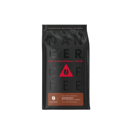 Acheter Danger Coffee Medium Roast Whole Bean Mineralized Coffee chez LiveHelfi