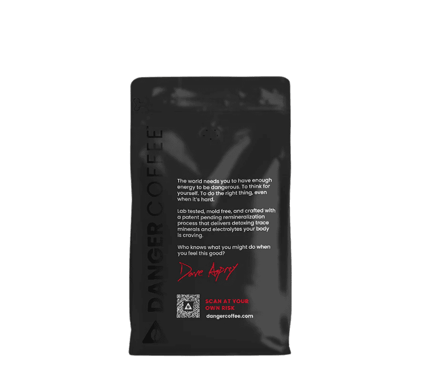 Acheter Danger Coffee Medium Roast Ground Mineralized Coffee chez LiveHelfi