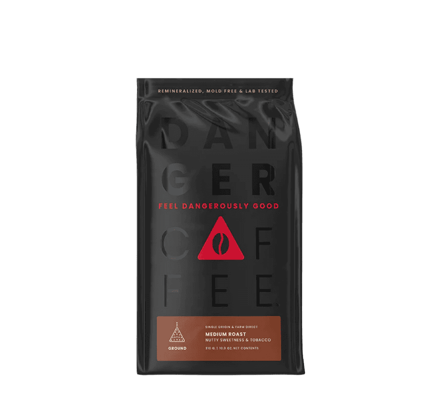 Acheter Danger Coffee Medium Roast Ground Mineralized Coffee chez LiveHelfi