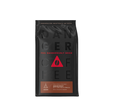Acheter Danger Coffee Medium Roast Ground Mineralized Coffee chez LiveHelfi