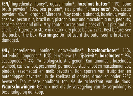 Organic Collagen Protein Bar - Hazelnut Cacao