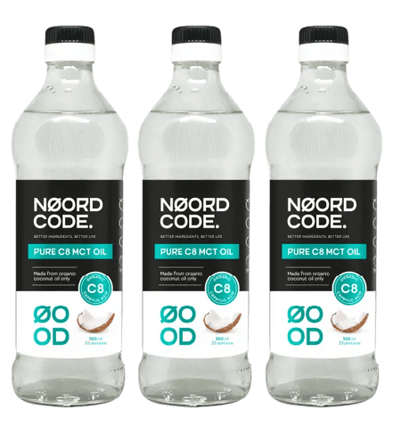 Acheter NoordCode Organic Pure C8 MCT Oil 3-pack chez LiveHelfi