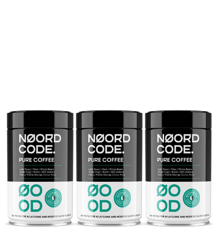 Acheter NoordCode Pure Coffee 3-pack (3 x 250 grams) Light Roast Beans chez LiveHelfi