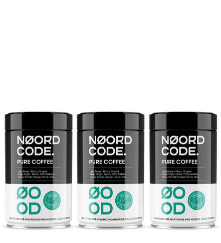 Acheter NoordCode Pure Coffee 3-pack (3 x 250 grams) Light Roast Ground chez LiveHelfi