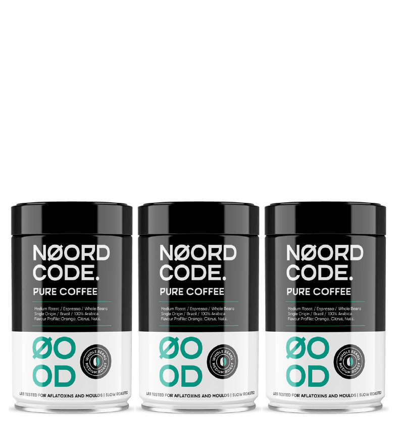 Acheter NoordCode Pure Coffee 3-pack (3 x 250 grams) Medium Roast Beans chez LiveHelfi
