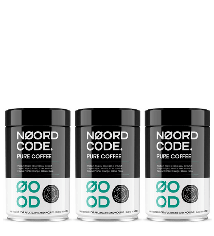 Acheter NoordCode Pure Coffee 3-pack (3 x 250 grams) Medium Roast Ground chez LiveHelfi