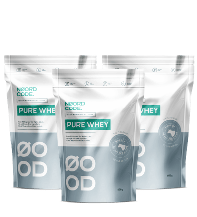 Acheter NoordCode Organic Pure Whey 3-Pack chez LiveHelfi