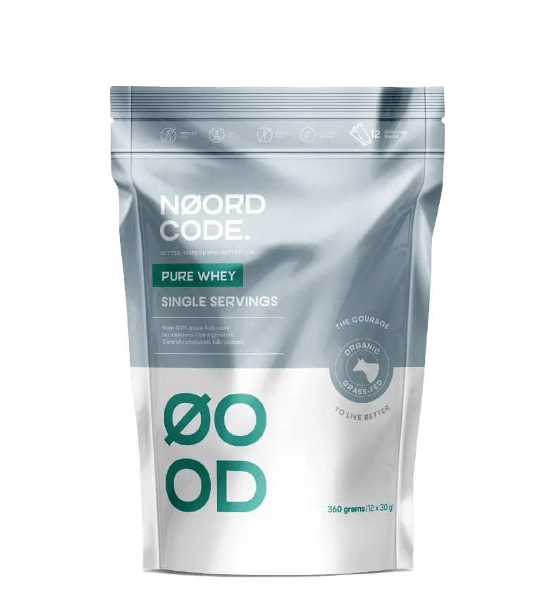 Acheter NoordCode Organic Pure Whey Single Servings chez LiveHelfi
