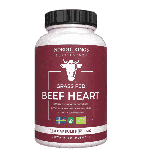 Acheter Nordic Kings Grass Fed Beef Heart chez LiveHelfi