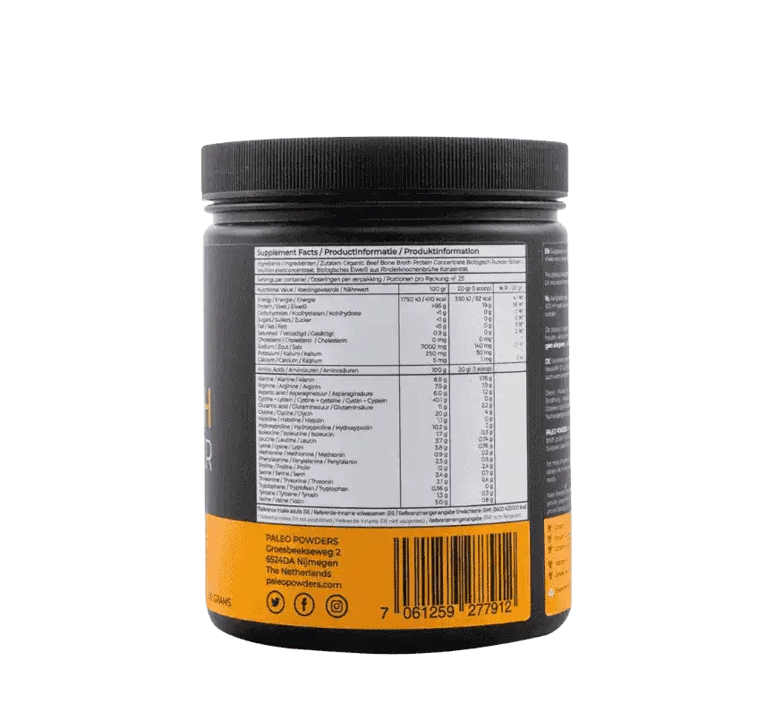 Acheter Paleo Powders Bone Broth chez LiveHelfi