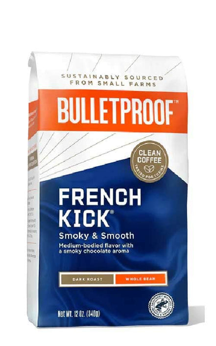 Acheter Bulletproof French Kick Whole Bean Coffee 340 gram chez LiveHelfi