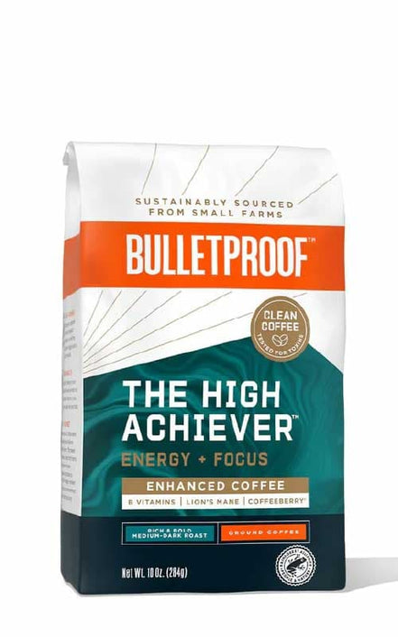 Acheter Bulletproof The High Achiever Ground Coffee chez LiveHelfi