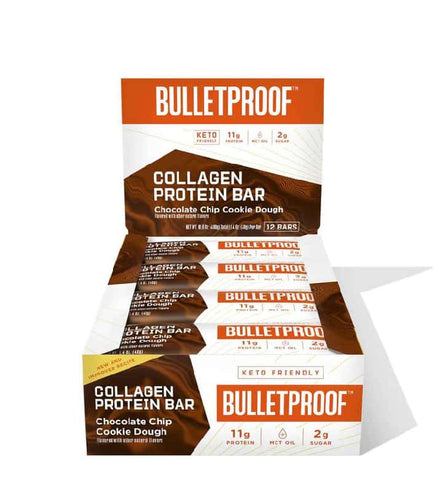 Acheter Bulletproof Protein Bars Chocolate Chip Cookie Dough chez LiveHelfi