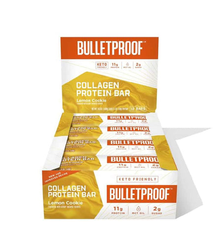 Acheter Bulletproof Lemon Cookie Collagen Protein Bars chez LiveHelfi