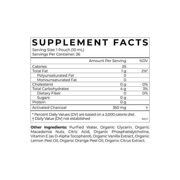 Acheter Cymbiotika Activated Charcoal chez LiveHelfi