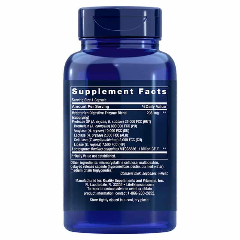 Acheter Life Extension Enhanced Super Digestive Enzymes with Probiotics chez LiveHelfi