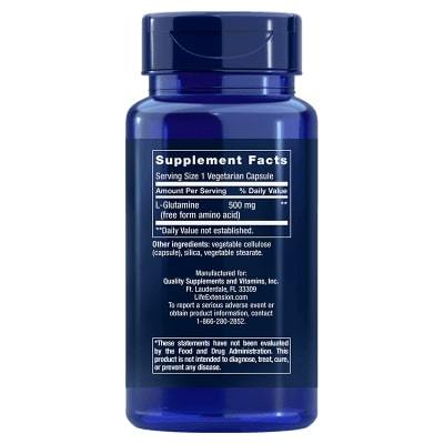Acheter Life Extension L-Glutamine chez LiveHelfi