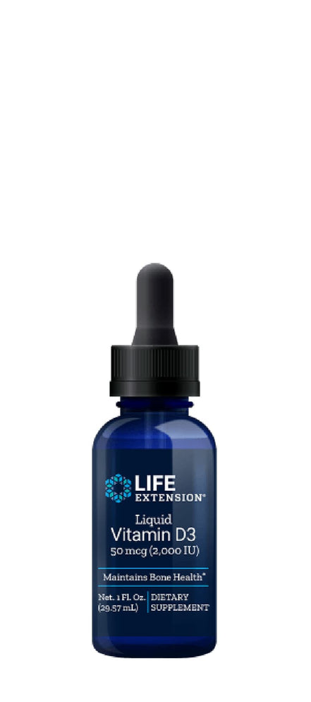 Acheter Life Extension Liquid Vitamin D3 chez LiveHelfi