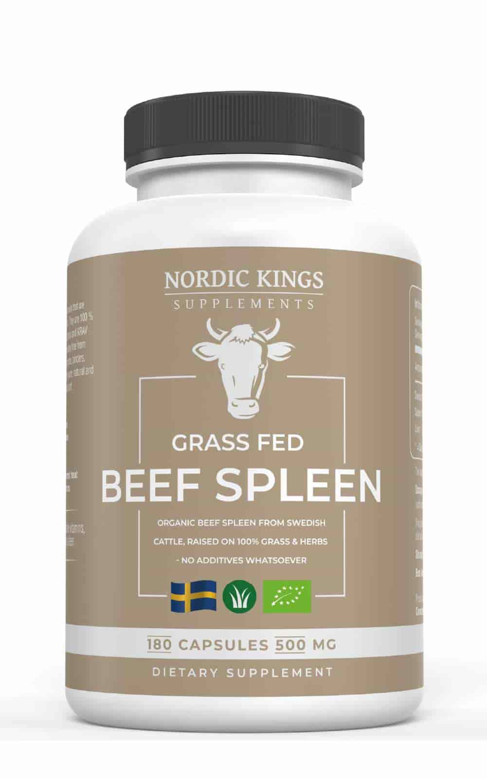Acheter Nordic Kings Organic Grass Fed Beef Spleen chez LiveHelfi