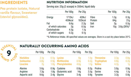 Acheter Nuzest Clean Lean Protein Smooth Vanilla chez LiveHelfi