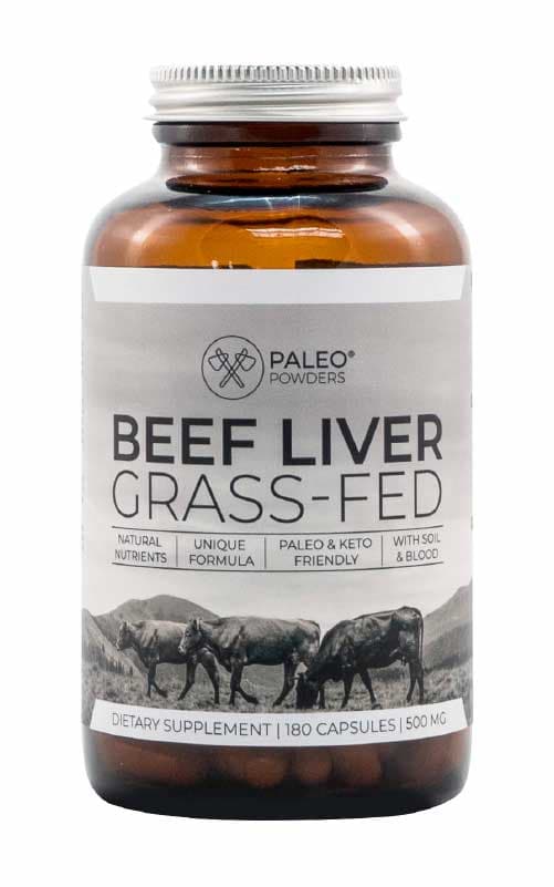 Acheter Paleo Powders Grass-Fed Beef Liver Capsules chez LiveHelfi