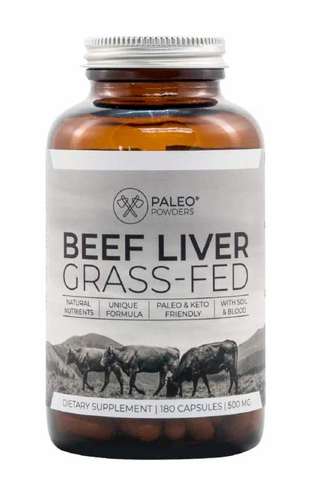 Acheter Paleo Powders Grass-Fed Beef Liver Capsules chez LiveHelfi