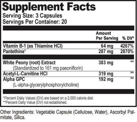 Acheter Natural Stacks Acetylcholine Brain Food chez LiveHelfi