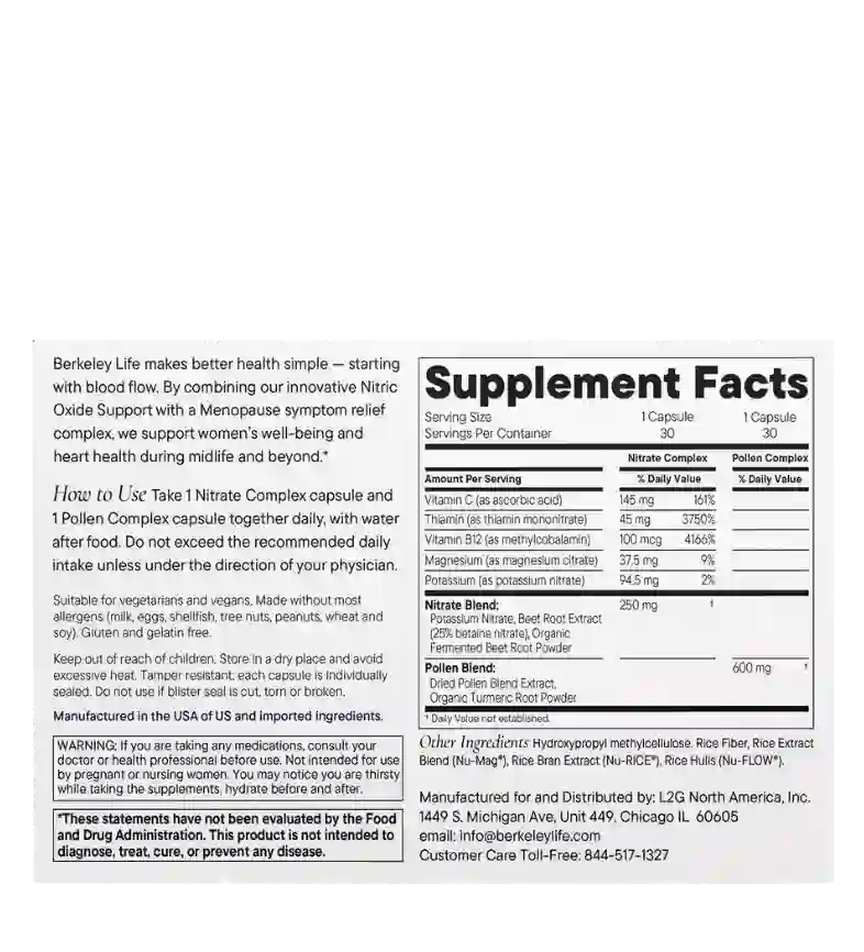 Menopause and Heart Health Support