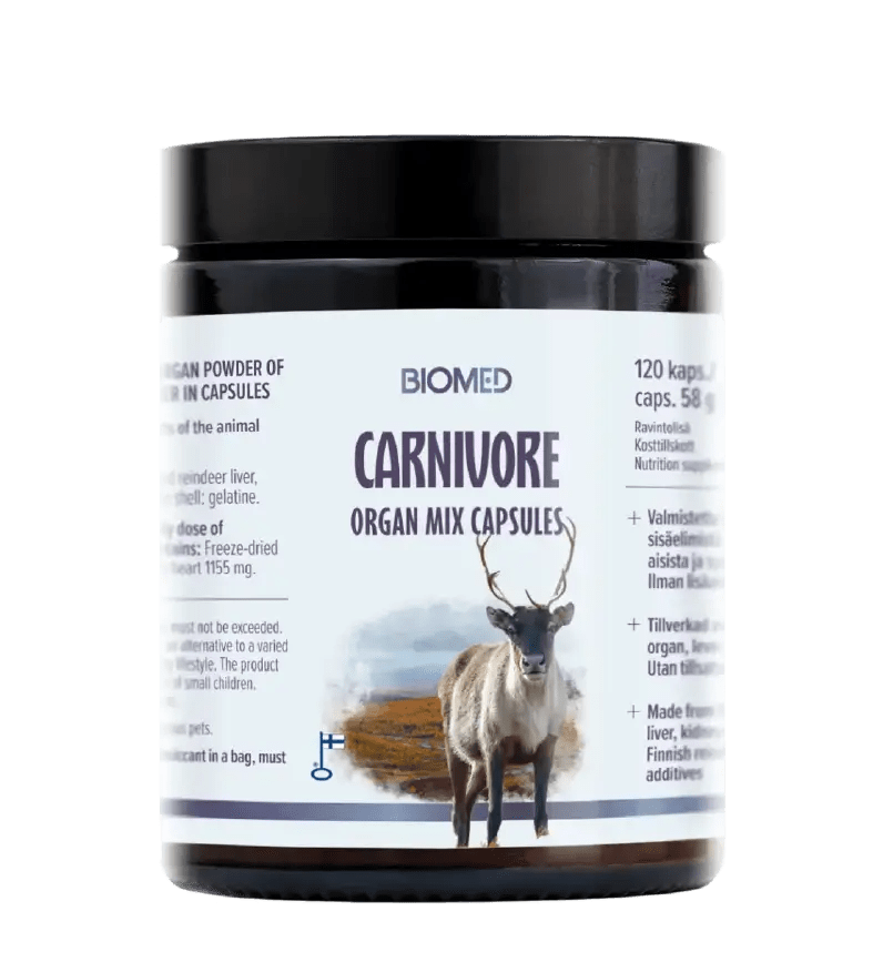 Acheter Biomed Carnivore Organ Mix Capsules chez LiveHelfi