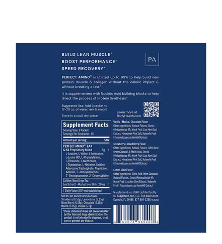 Perfect Amino Travel Packets - Variety Pack