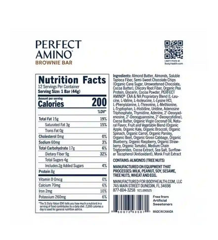Perfect Amino Bar Brownie