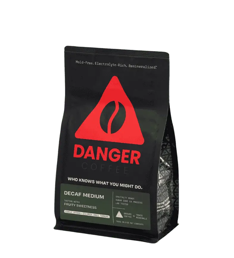 Decaf Medium Roast Ground Mineralized Coffee