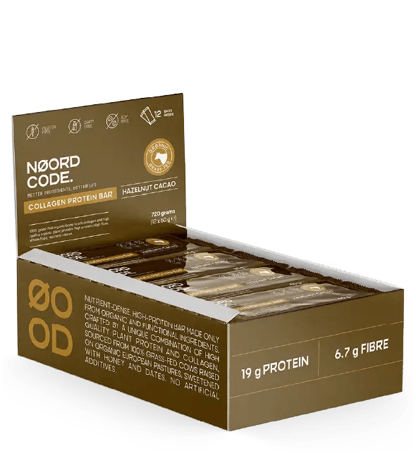 Organic Collagen Protein Bar - Hazelnut Cacao