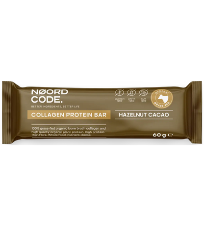 Organic Collagen Protein Bar - Hazelnut Cacao
