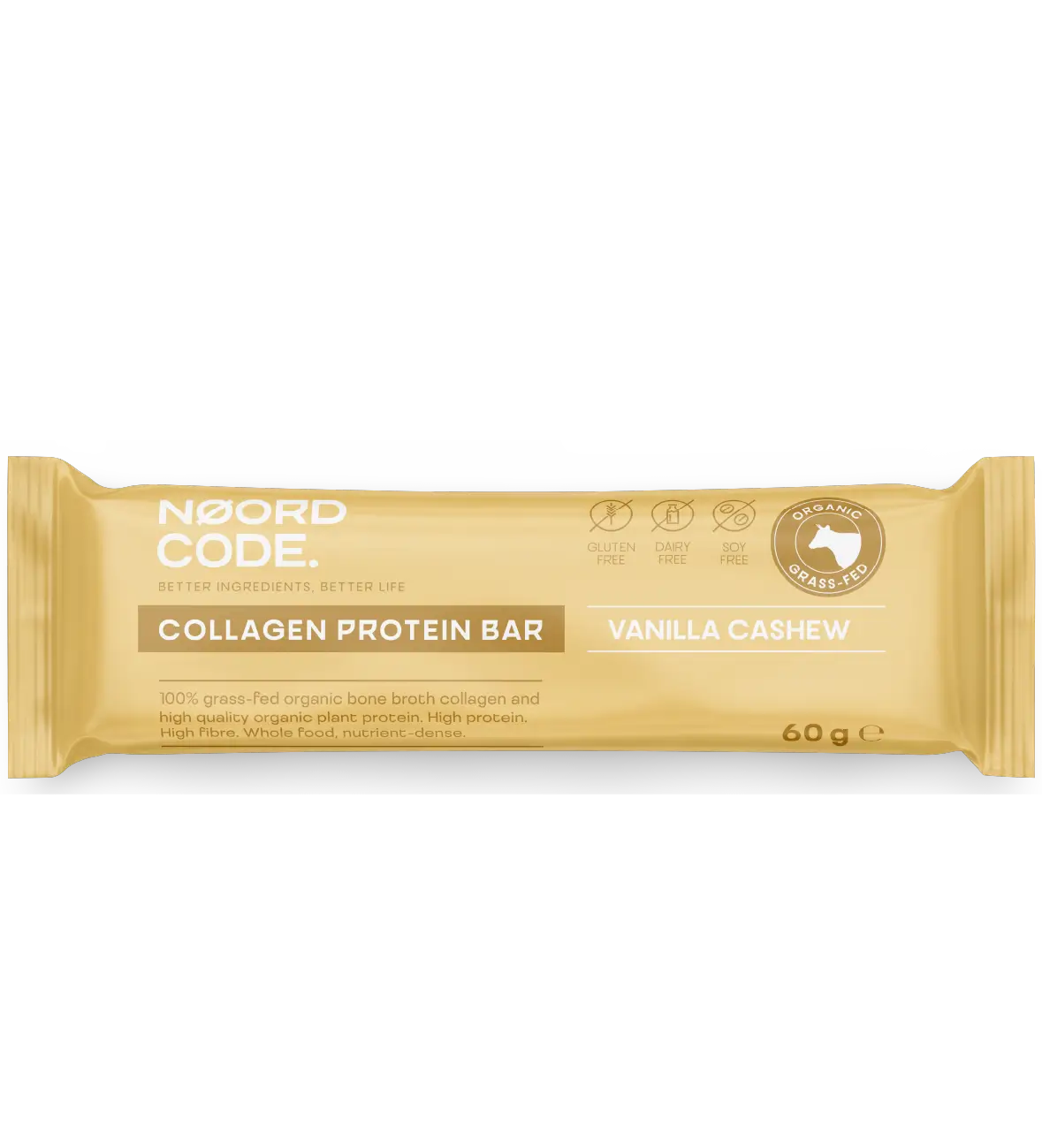 Organic Collagen Protein Bar - Vanilla Cashew
