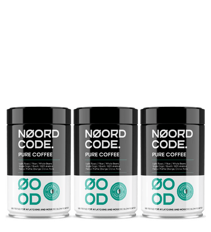 Acheter NoordCode Pure Coffee 3-pack (3 x 250 grams) Light Roast Beans chez LiveHelfi