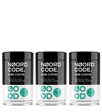 Acheter NoordCode Pure Coffee 3-pack (3 x 250 grams) Light Roast Ground chez LiveHelfi