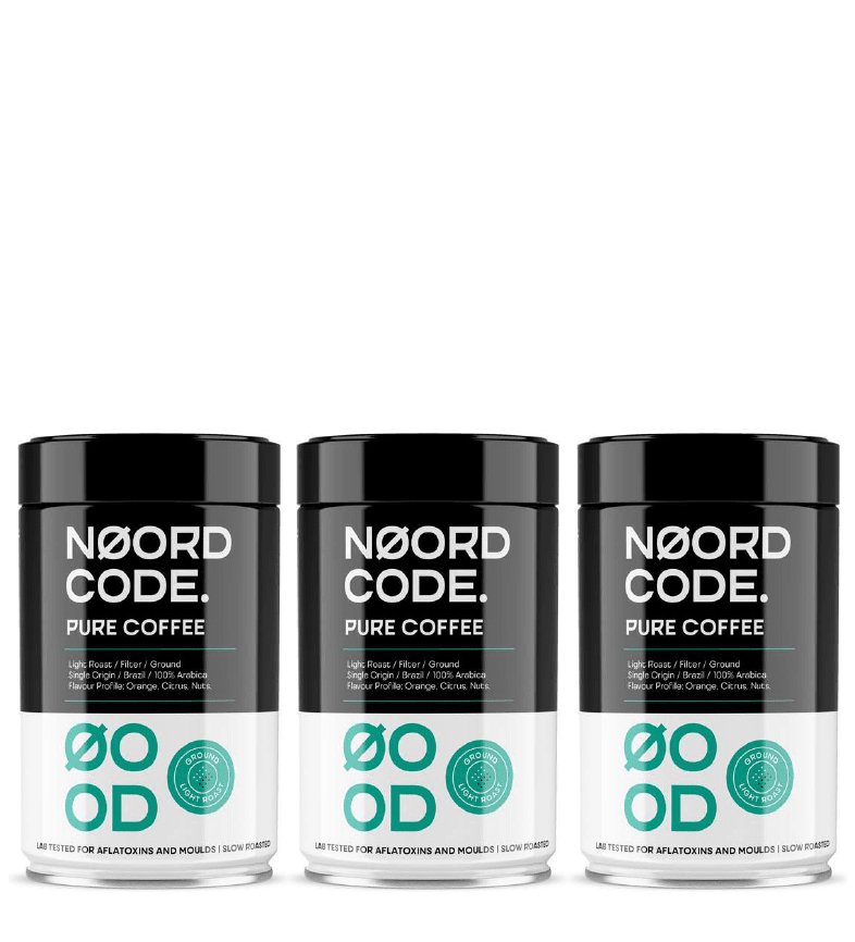 Acheter NoordCode Pure Coffee 3-pack (3 x 250 grams) Light Roast Ground chez LiveHelfi
