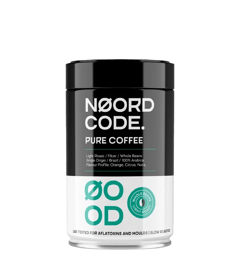 Acheter NoordCode Pure Coffee Light Roast Whole Beans 250g chez LiveHelfi