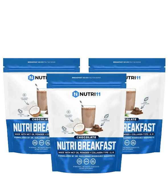 Acheter Nutri11 NutriBreakfast Chocolate 3-Pack chez LiveHelfi