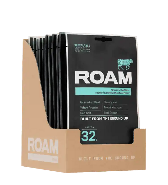 Grass-Fed Beef Bites Salt, Pepper & Porcini 12 Pack