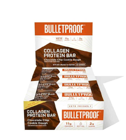 Acheter  Bulletproof Protein Bars Chocolate Chip Cookie Dough chez LiveHelfi
