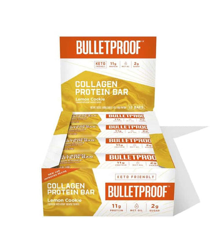 Acheter  Bulletproof Lemon Cookie Collagen Protein Bars chez LiveHelfi