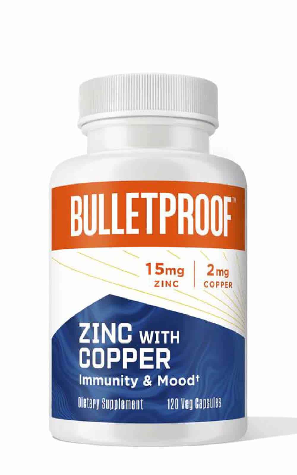 Acheter  Bulletproof Zinc With Copper 120 Gélules chez LiveHelfi