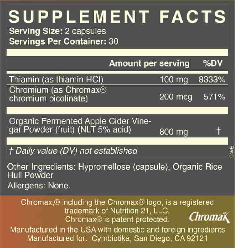 Acheter  Cymbiotika Apple Cider Vinegar Capsules chez LiveHelfi