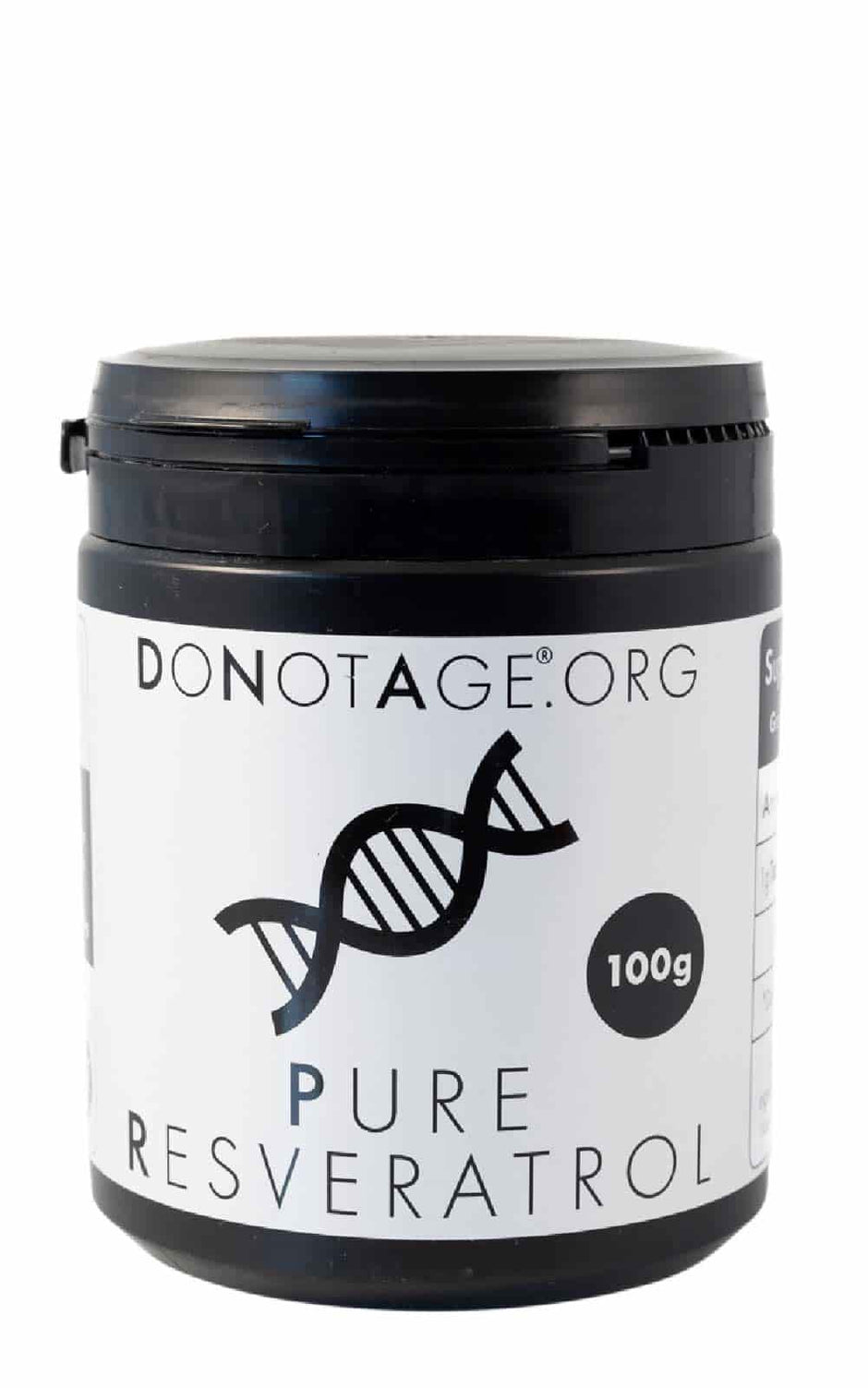 Acheter Do Not Age Pure Resveratrol Powder 100 grams chez LiveHelfi