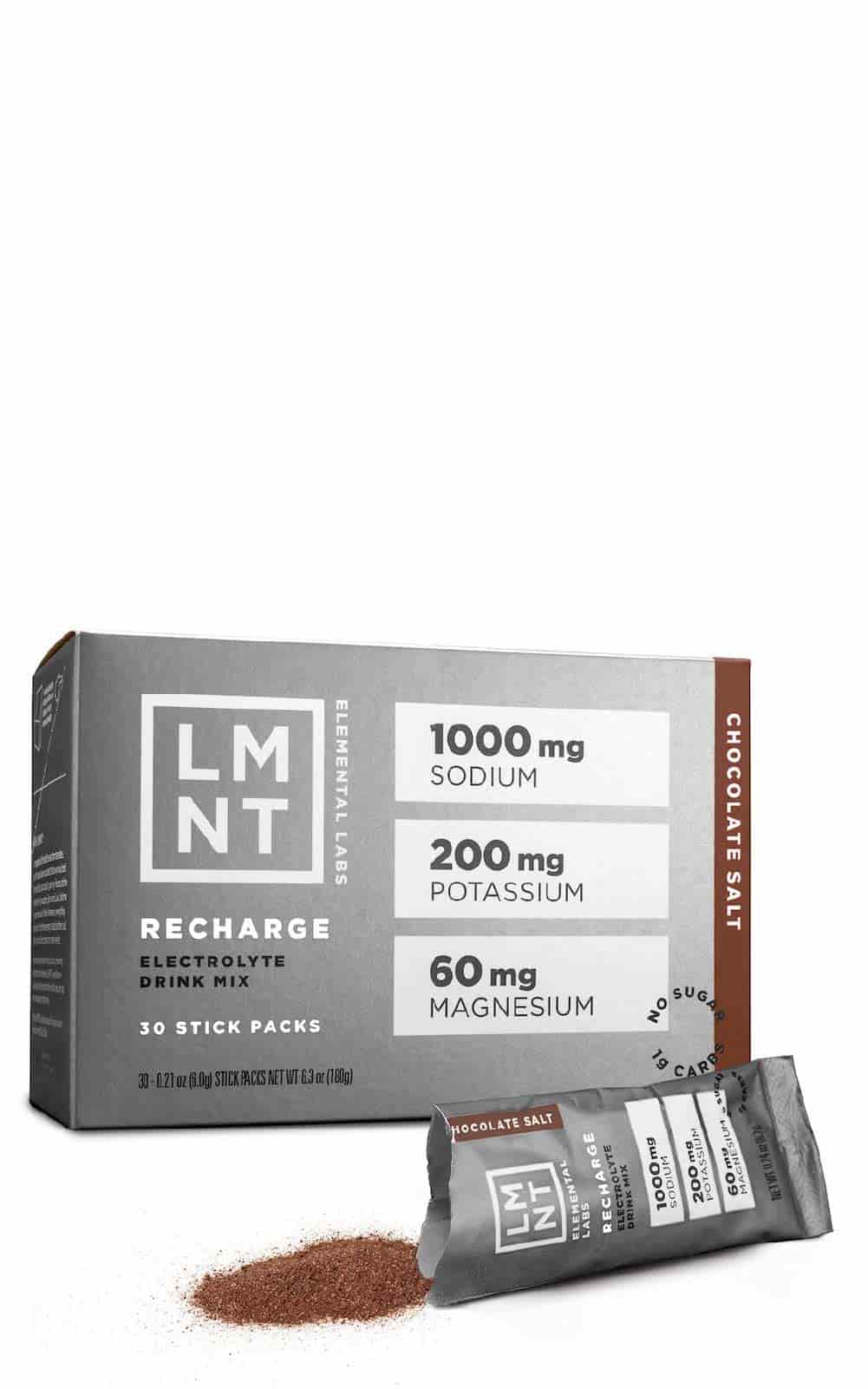 Acheter  LMNT Recharge Electrolyte Drink Mix Chocolate Salt chez LiveHelfi